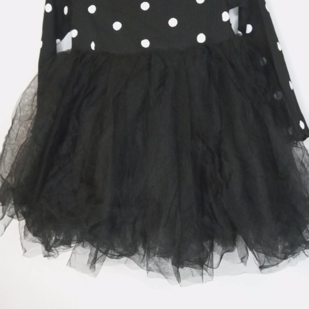 Girls Black, with white dots
